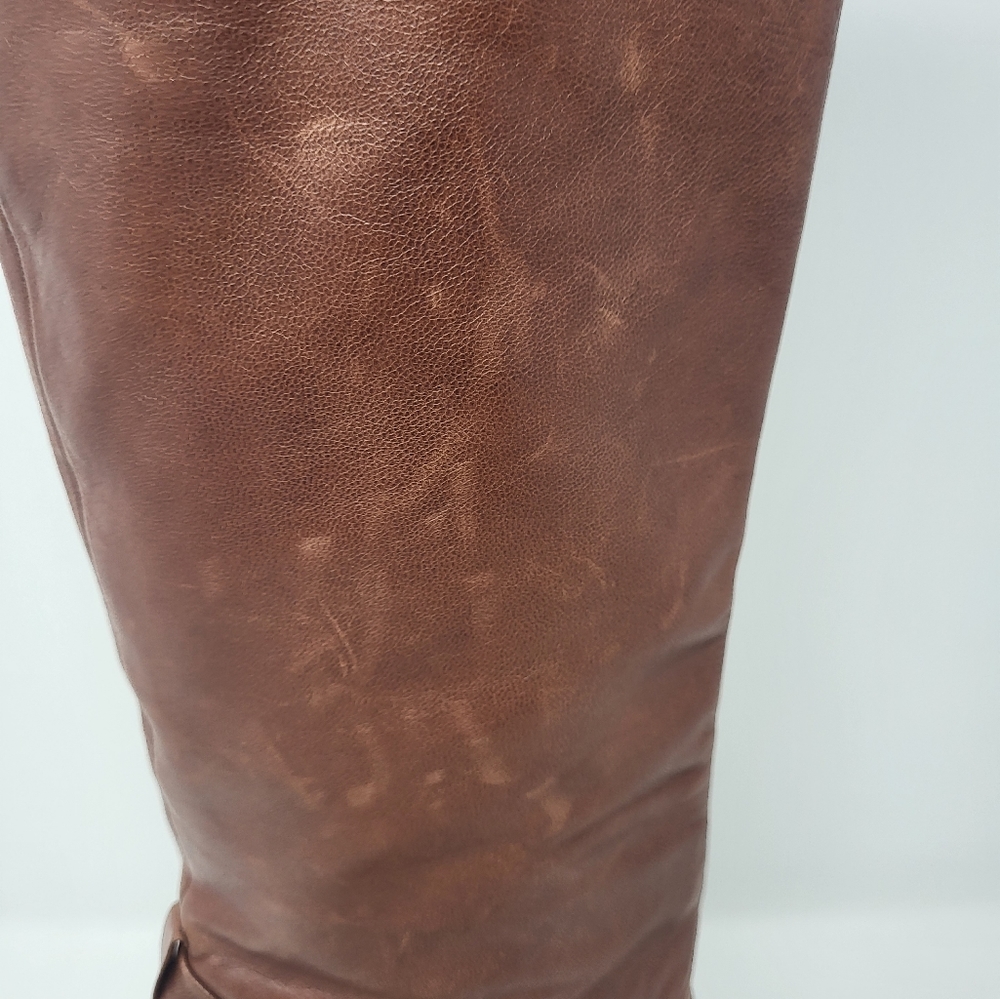 1 Frye Women Single Bethany Strappy Leather Heeled Tall Right Boot 10M A…‎ - Picture 3 of 14